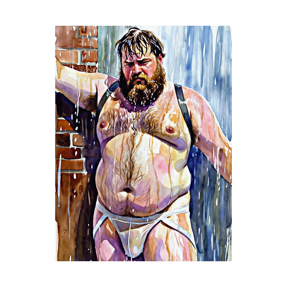 Thumbnail: Pride Poster Wet Jock Strap Bear
