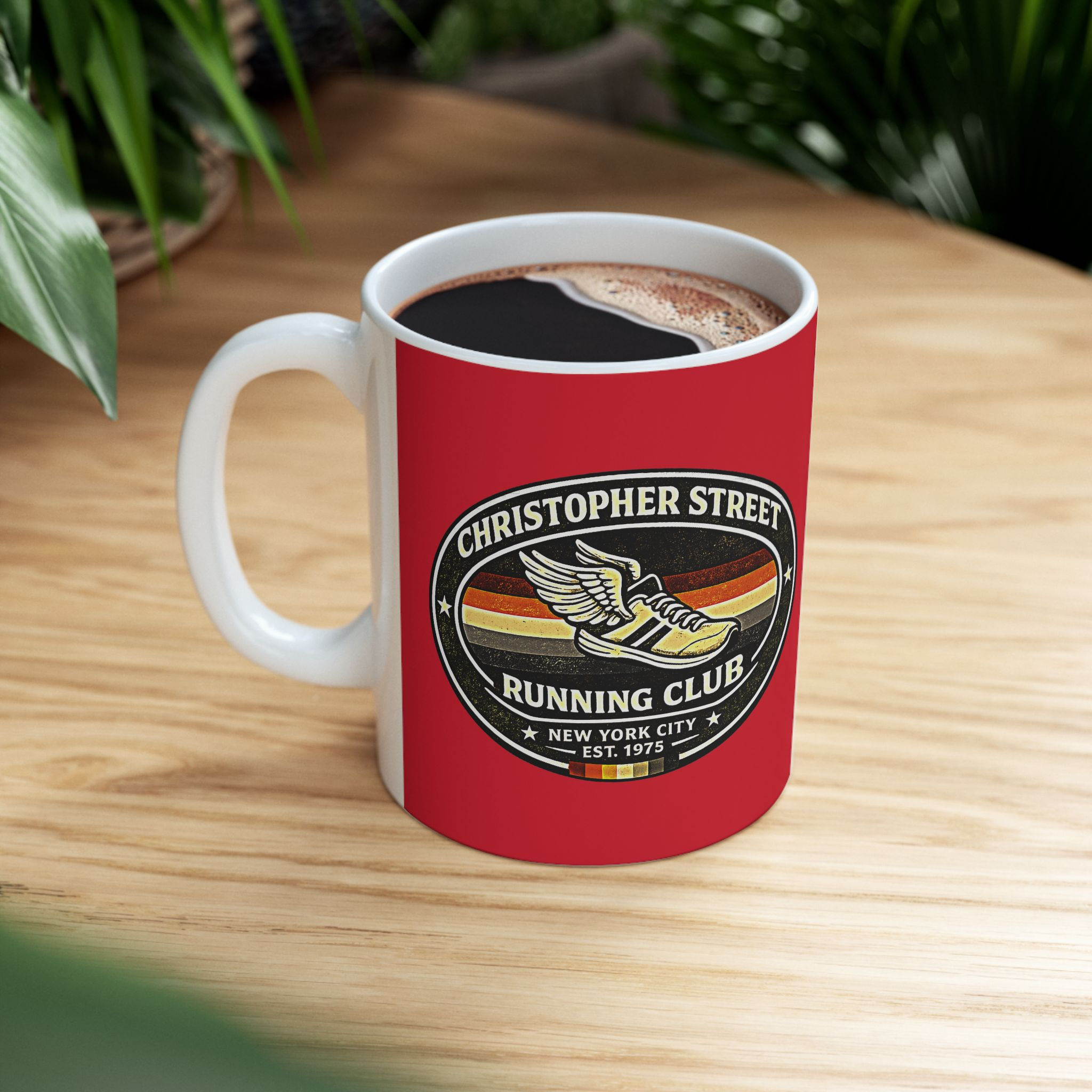 Christopher Street Running Club Mug | Gay NYC LGBTQ Coffee Mug