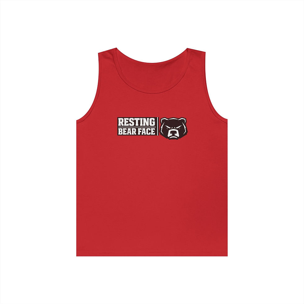Thumbnail: Resting Bear Face Tank Top | Gay Bear Pride Vest