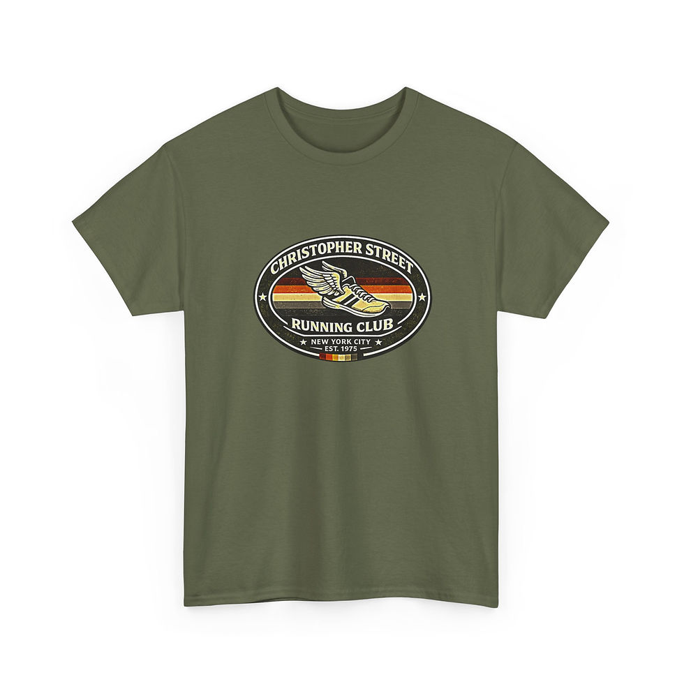 Thumbnail:  Christopher Street Running Club T-Shirt | Gay NYC LGBTQ Tee
