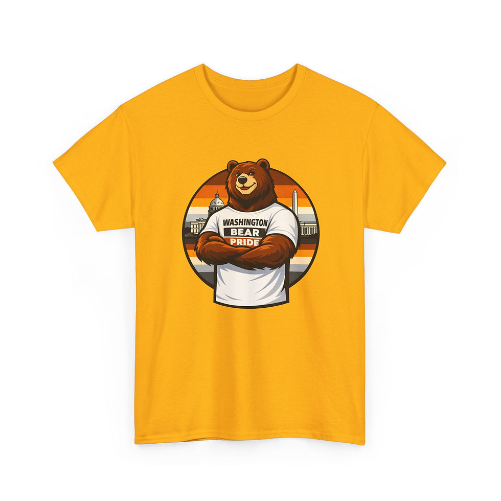 Thumbnail: Washington DC Bear Pride Tee | Gay Bear Pride DC T-Shirt