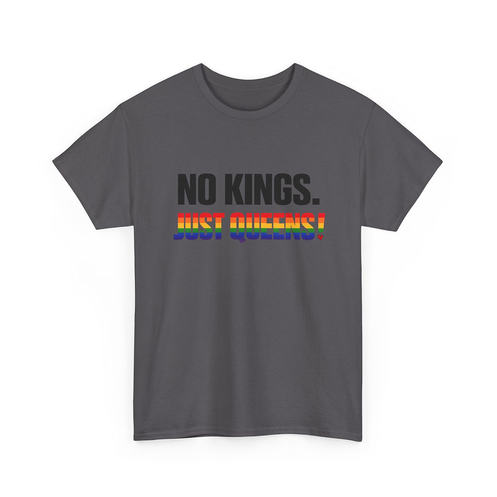 Thumbnail: No Kings Just Bears T-Shirt | Gay Bear Pride Tee | LGBTQ Gift for Gay Men