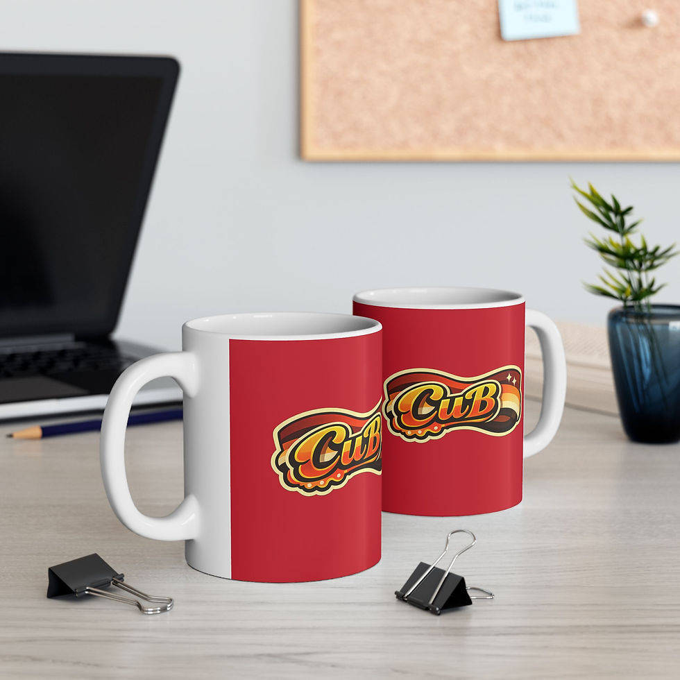 Thumbnail: Cub Retro Logo Mug | Gay Bear Cub Pride LGBTQ Coffee Mug