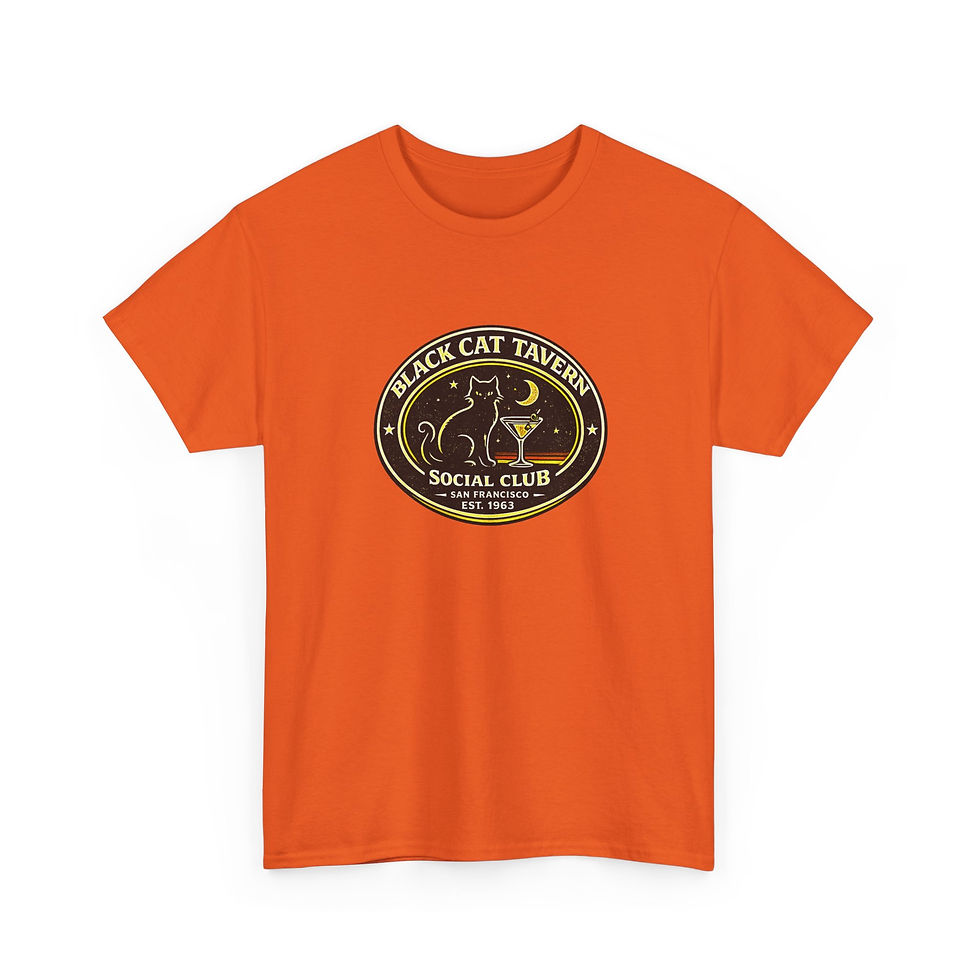 Thumbnail: Black Cat Tavern T-Shirt | Gay History San Francisco LGBTQ Tee