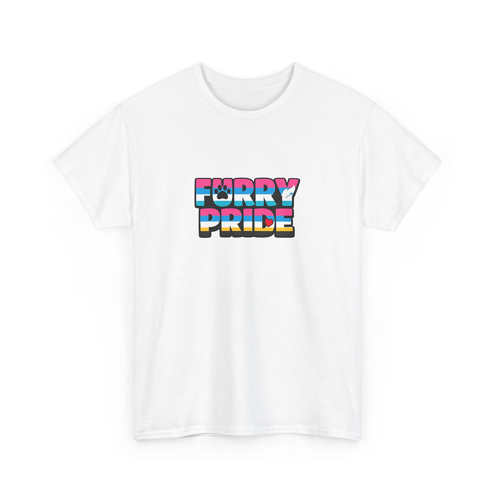 Thumbnail: Furry Pride T-Shirt | LGBTQ Furry Community Unisex Pride Tee