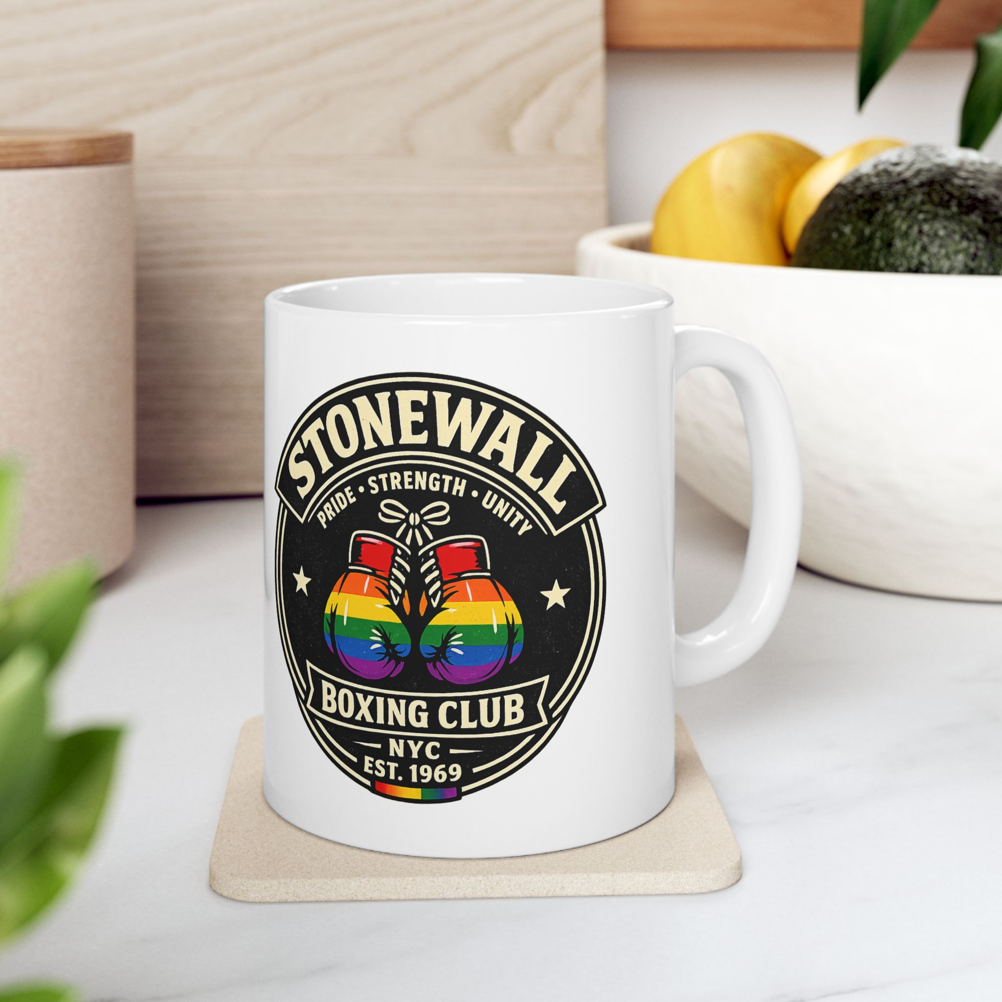 Stonewall Boxing Club Mug | Gay Pride LGBTQ History Coffee Mug