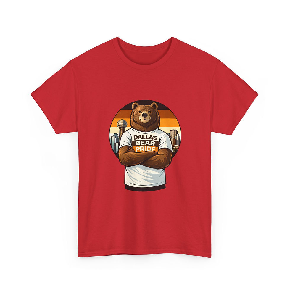 Thumbnail: Dallas Bear Pride Tee | Gay Bear Pride Texas Men's T-Shirt