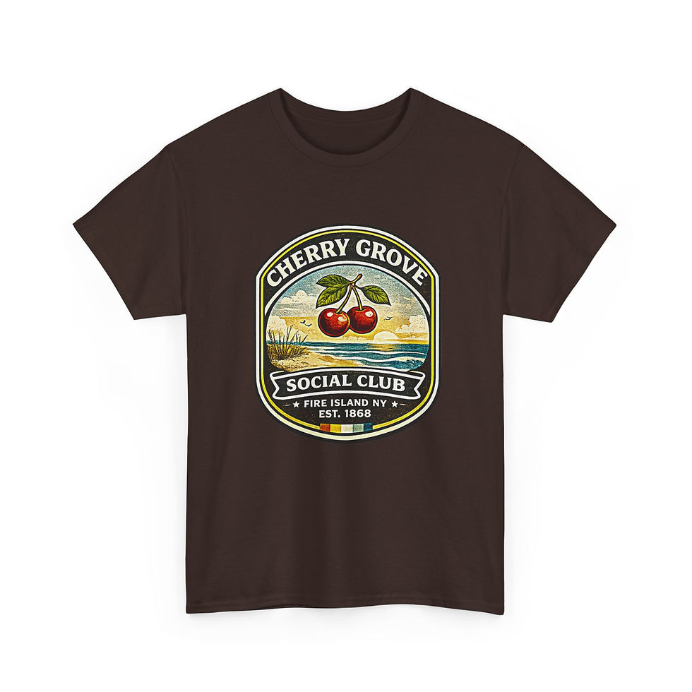 Thumbnail:  Cherry Grove Social Club T-Shirt | Gay Fire Island NY LGBTQ Tee