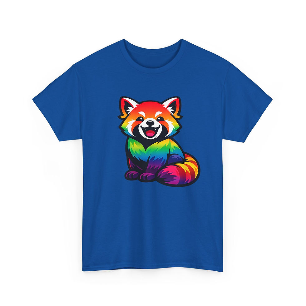 Thumbnail: Rainbow Red Panda T-Shirt | LGBT Pride  Shirt Queer Pride Rainbow Animal Tee
