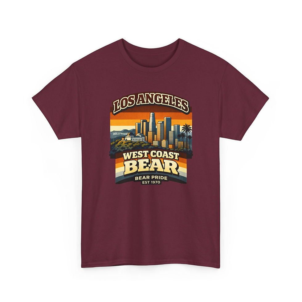Thumbnail: Los Angeles West Coast Bear Tee | Gay Bear Pride LA T-Shirt