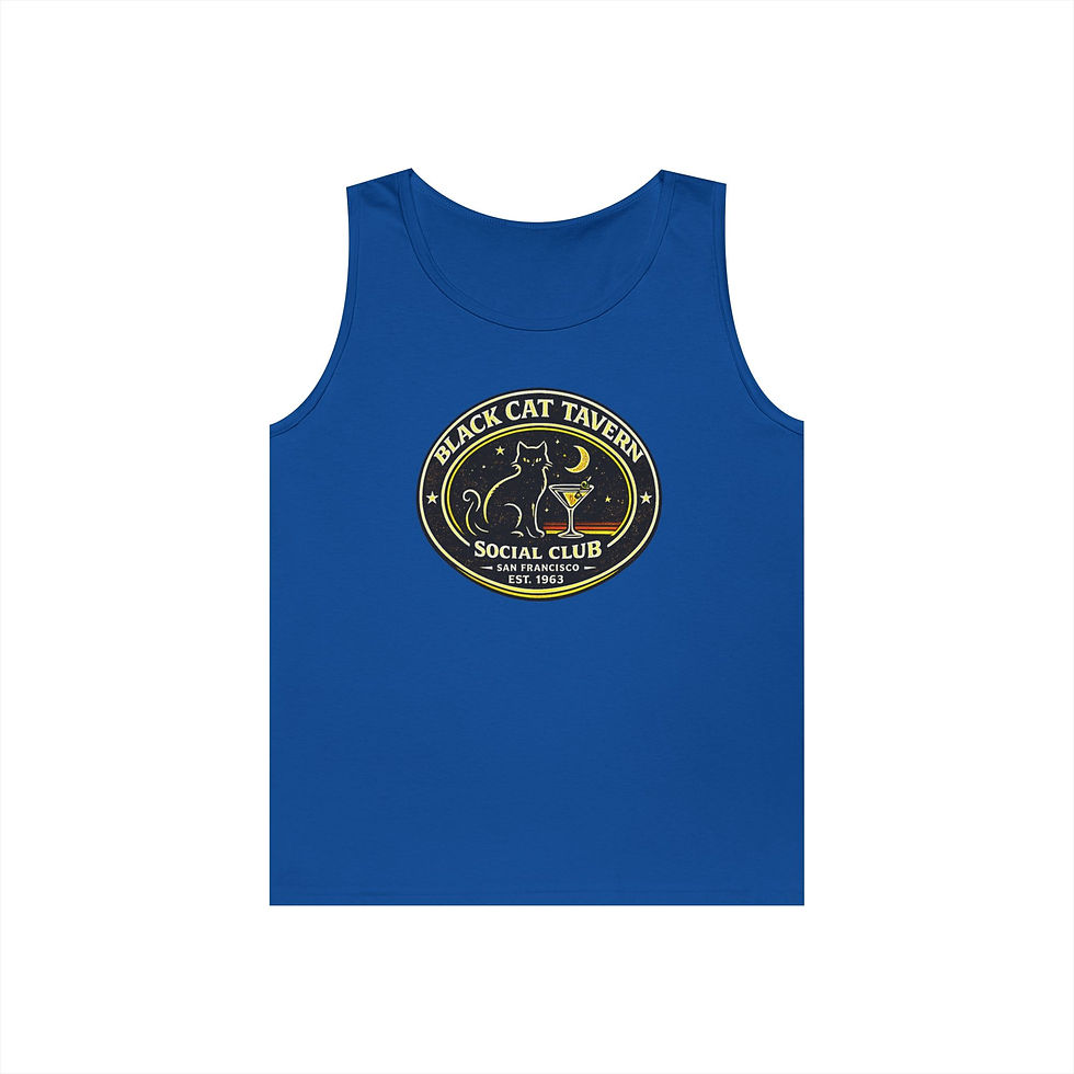 Thumbnail: Black Cat Tavern Social Club San Francisco Tank Top | LGBTQ Pride Vest
