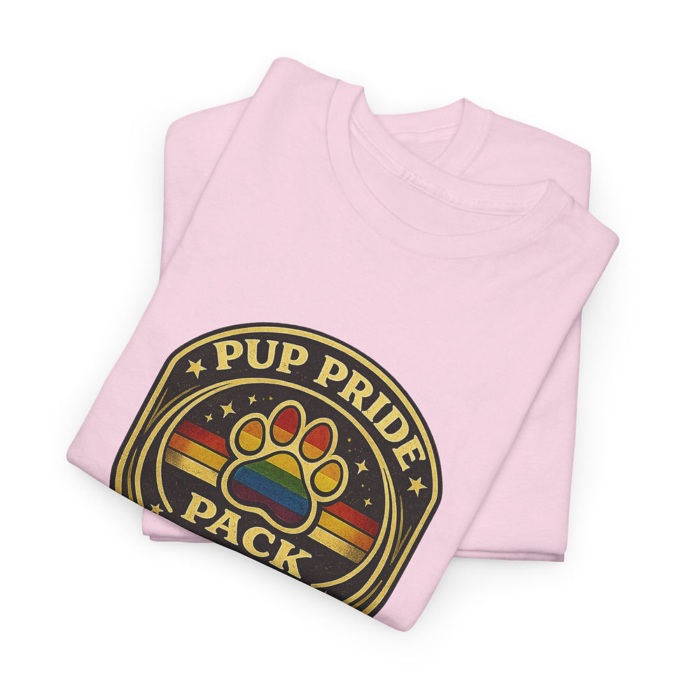 Thumbnail: Pup Pride Pack T-Shirt | Gay Pup Play Men's LGBTQ Pride Tee
