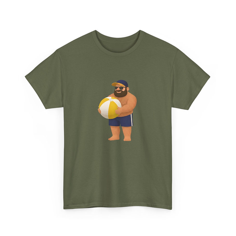 Thumbnail: Summer Bear T-Shirt | Gay Bear Pride Men's Tee LGBTQ Gift