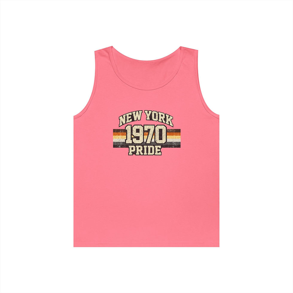 Thumbnail: New York 1970 Pride Bear Tank Top | Gay Bear Pride Vest