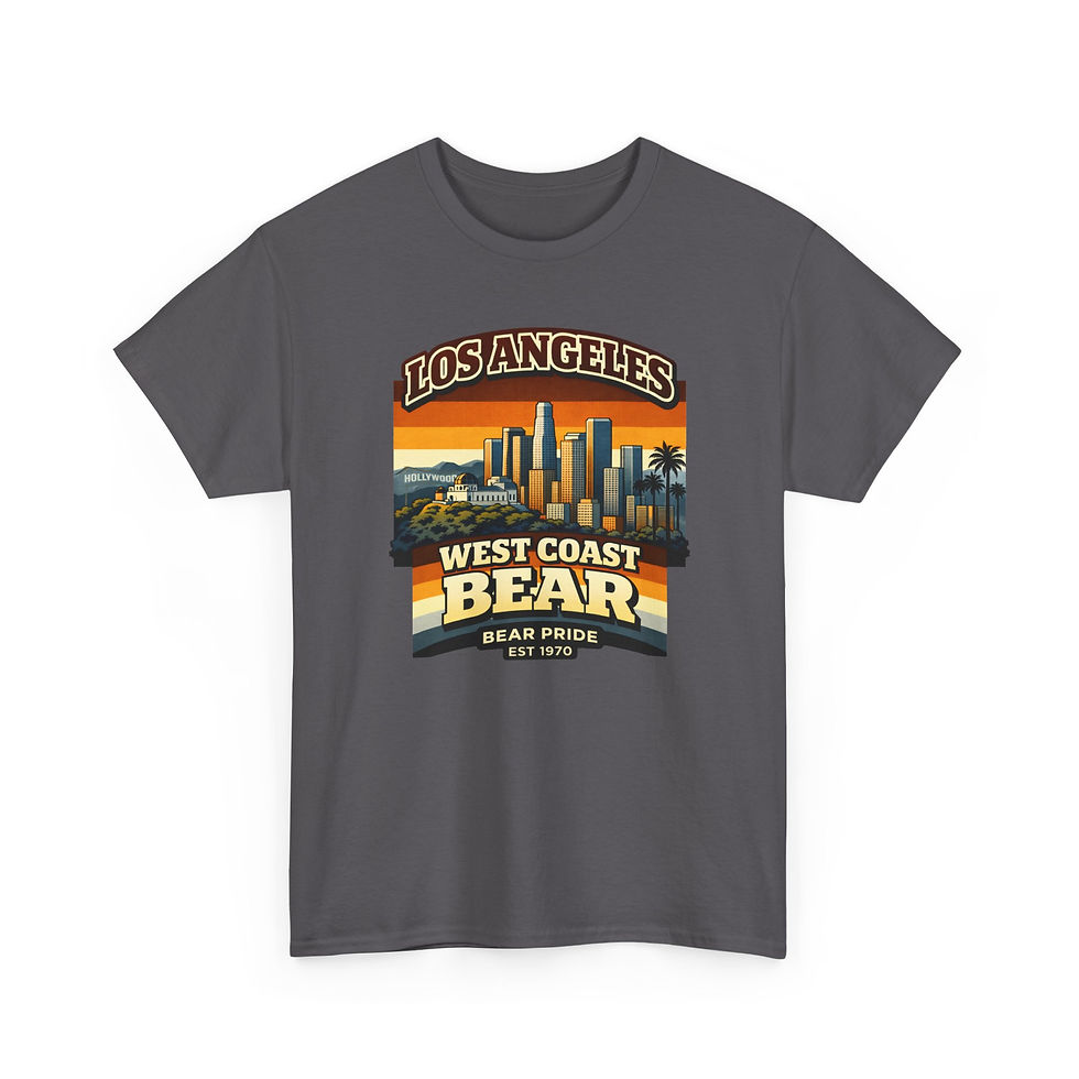 Thumbnail: Los Angeles West Coast Bear Tee | Gay Bear Pride LA T-Shirt