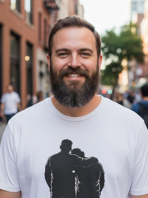 Gay Couple T-Shirt | Gay Men's Shirt LGBTQ Pride Gay Couple Gift Tee