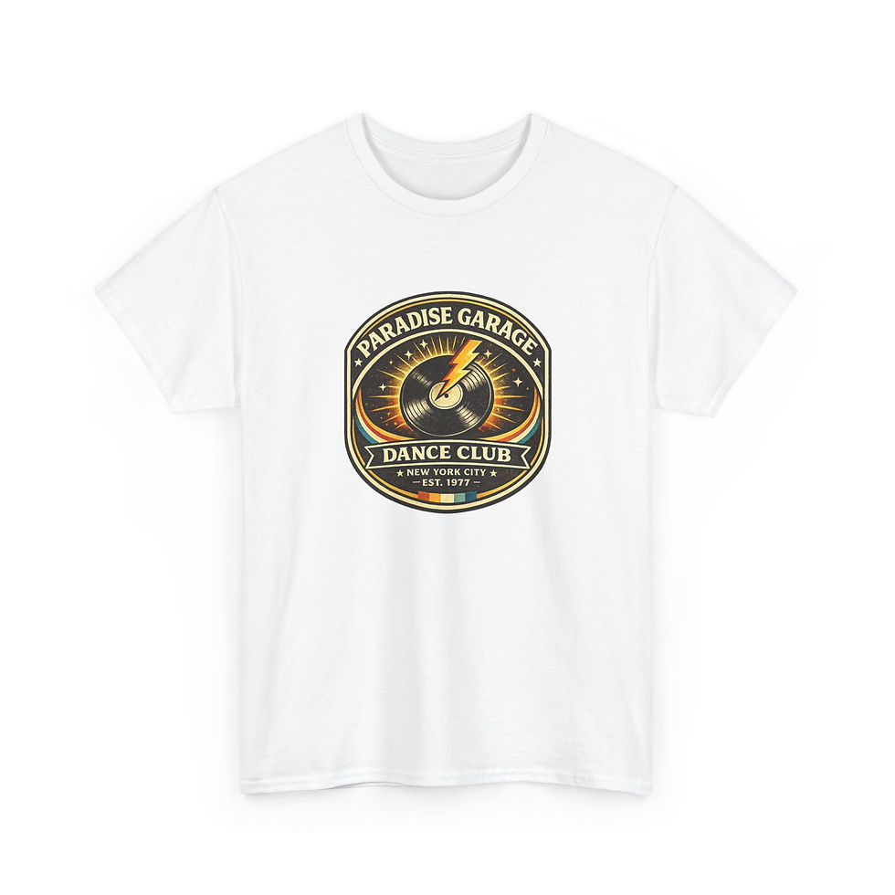 Thumbnail:  Paradise Garage Dance Club T-Shirt | Gay History NYC LGBTQ Tee