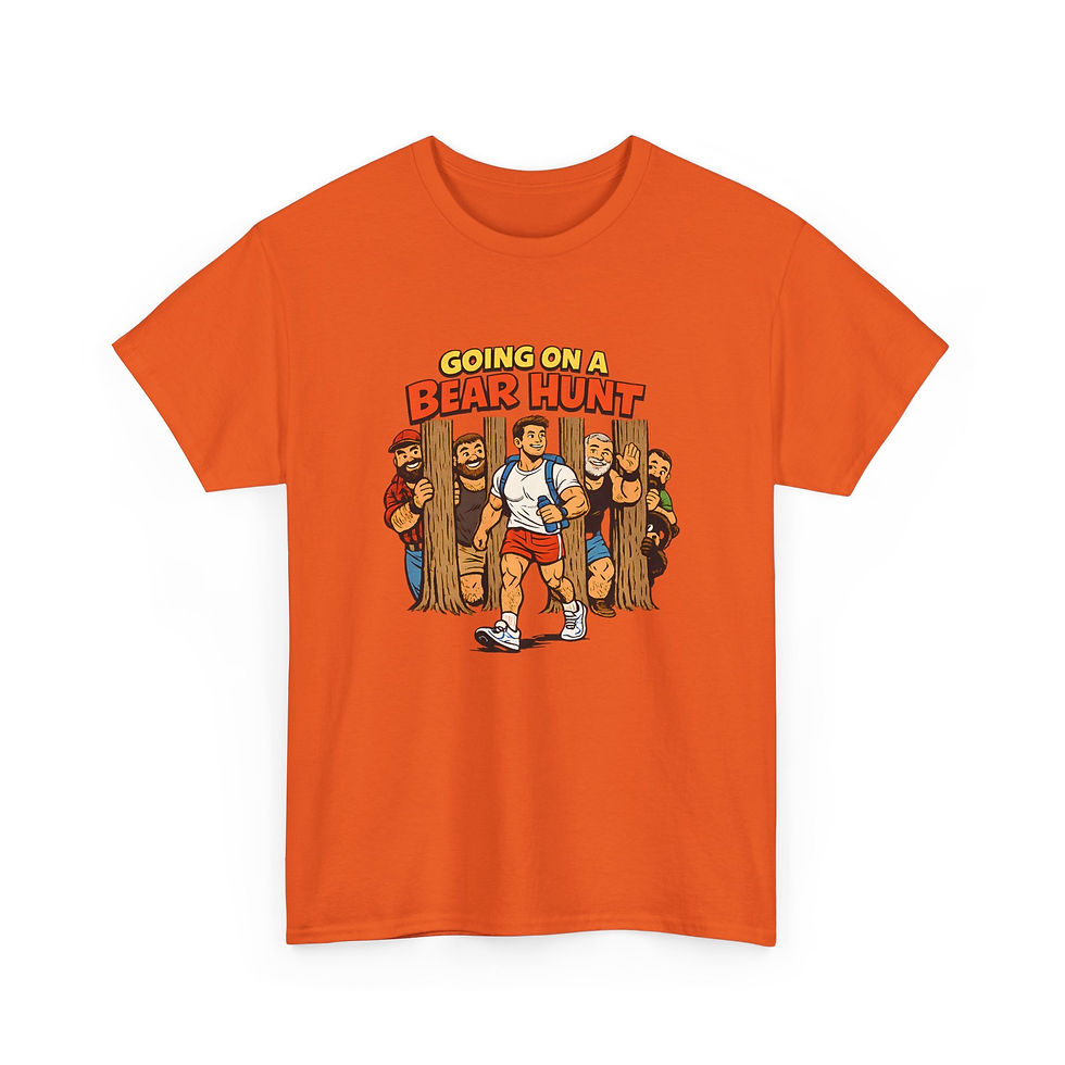 Thumbnail: Going On A Bear Hunt Tee | Gay Bear Pride Men's Tee LGBTQ