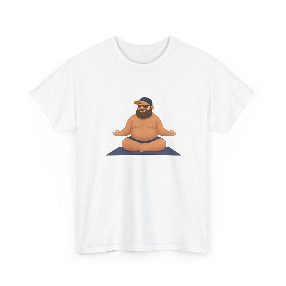 Thumbnail: Summer Yoga Bear T-Shirt | Gay Bear Pride Men's Tee LGBTQ