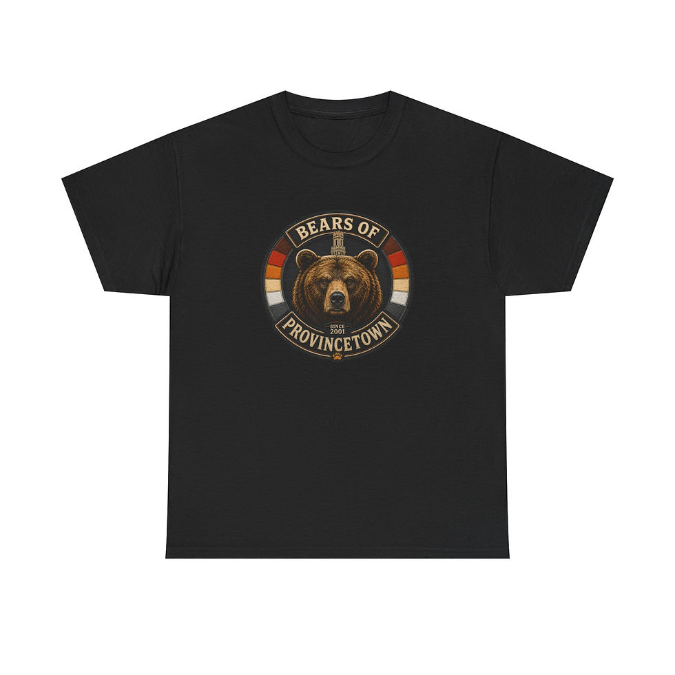 Thumbnail: Bears of Provincetown T-Shirt | Gay Bear Pride Tee | Bear Week