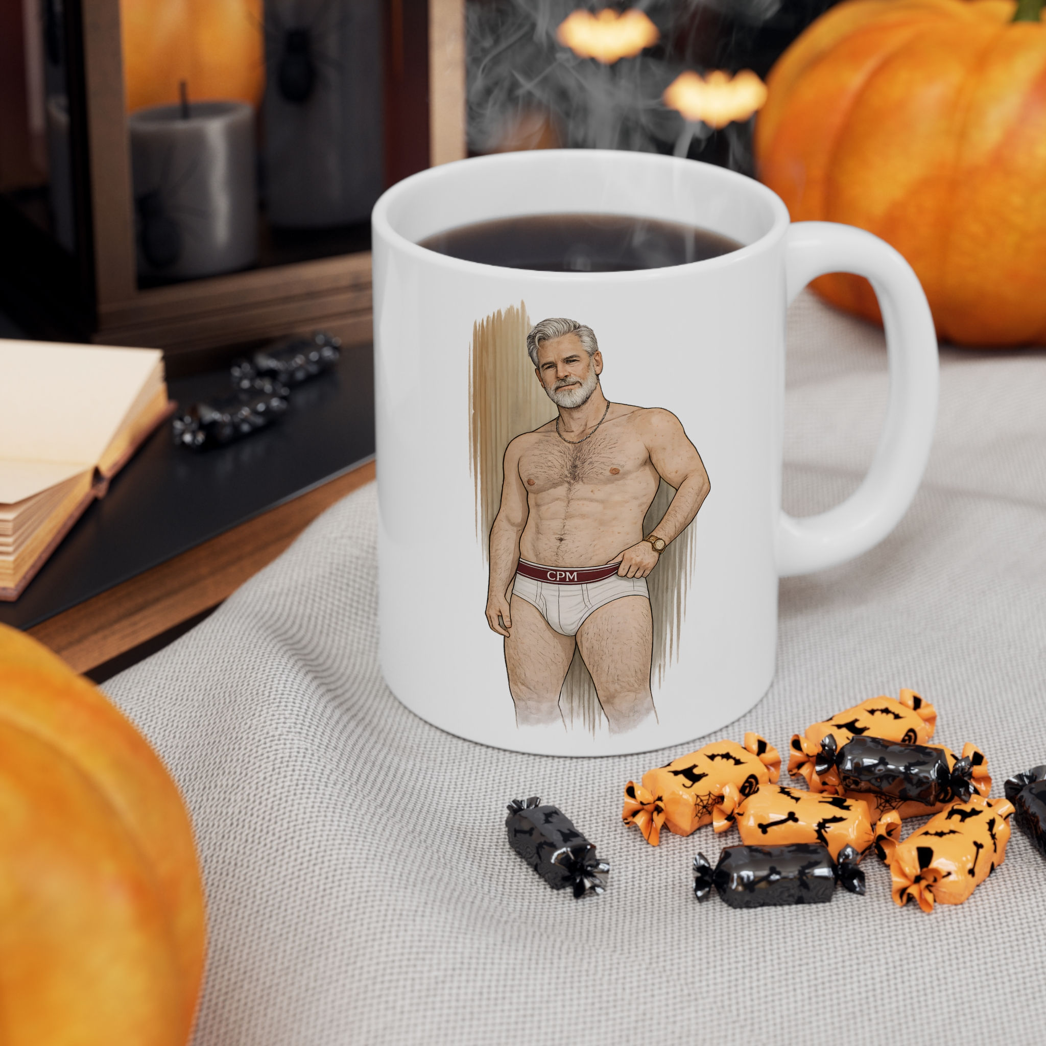 Silver Daddy Bear Mug | Gay Bear Gift LGBTQ Coffee Mug