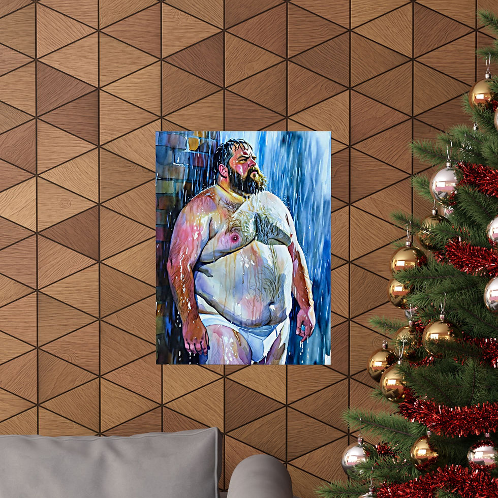 Thumbnail: Pride Poster Shower King Bear 
