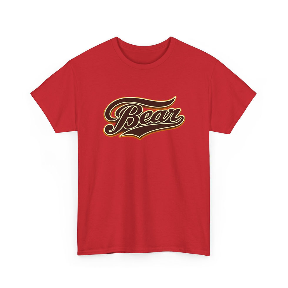 Thumbnail: Bear Fame Script Graphic Tee | Gay Bear Pride Shirt