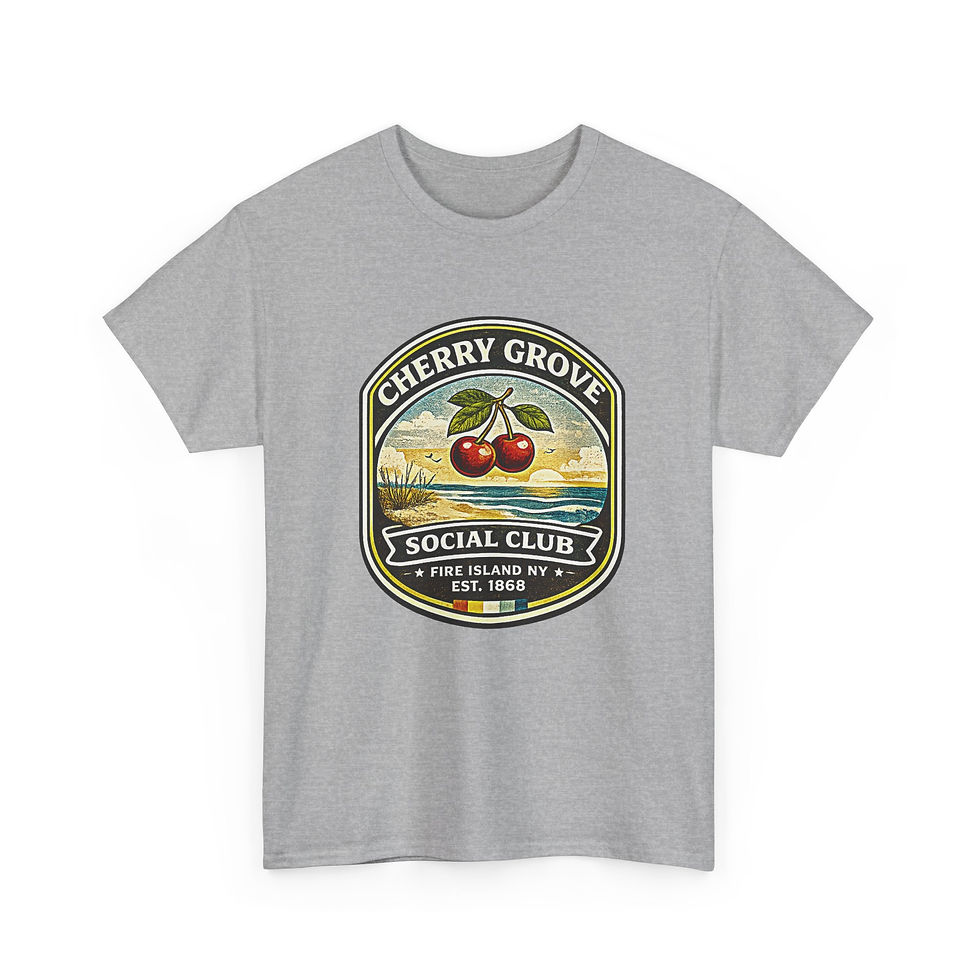 Thumbnail:  Cherry Grove Social Club T-Shirt | Gay Fire Island NY LGBTQ Tee