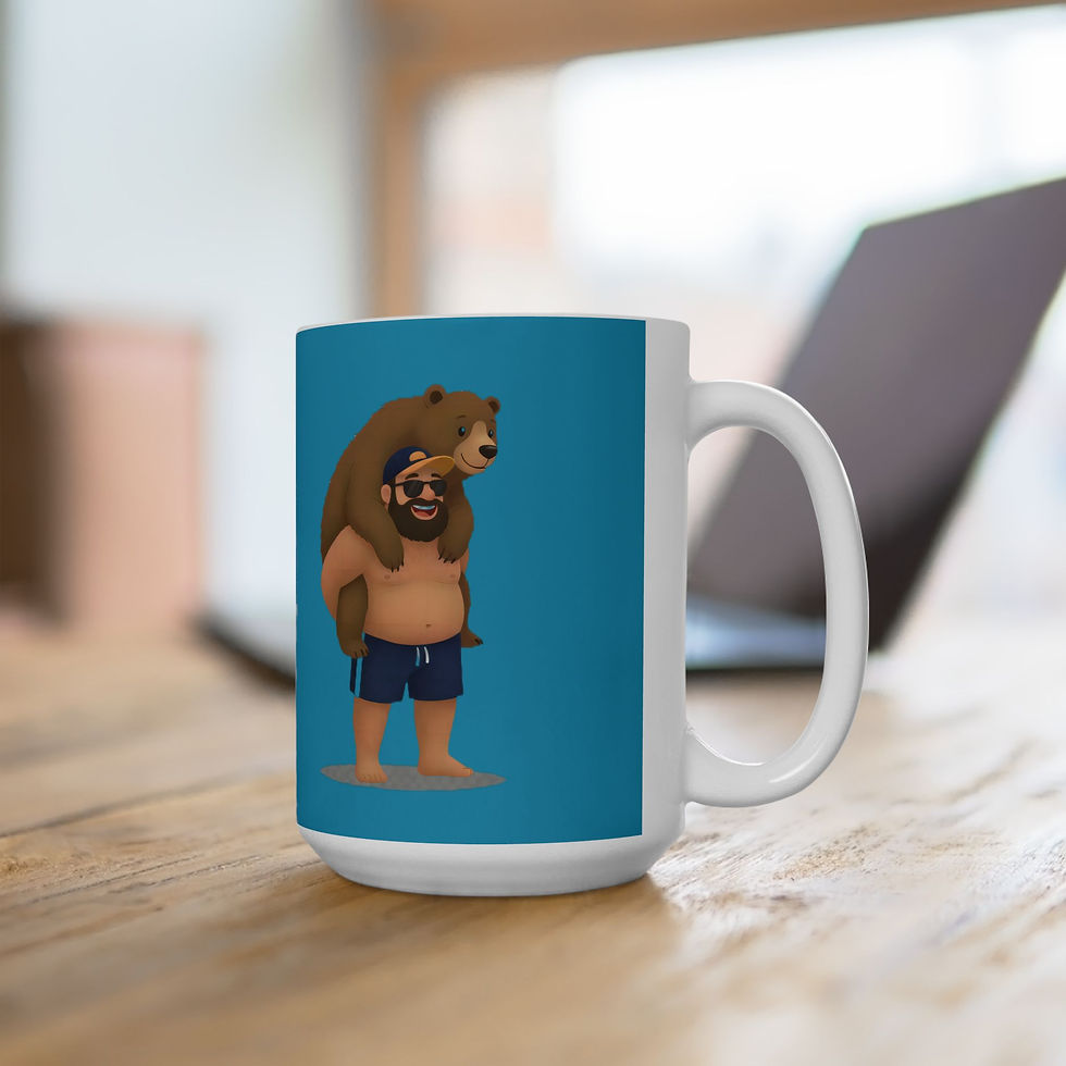 Thumbnail: Bareback Bear Mug | Gay Bear Coffee Mug LGBTQ Bear Community Gift Men