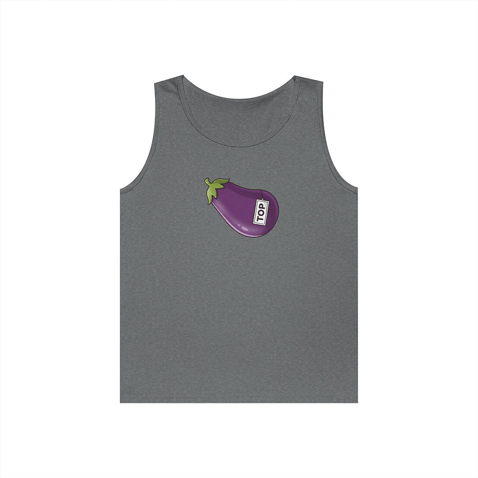 Thumbnail: Top Aubergine Gay Pride Tank Top | LGBTQ+ Gay Men's Vest