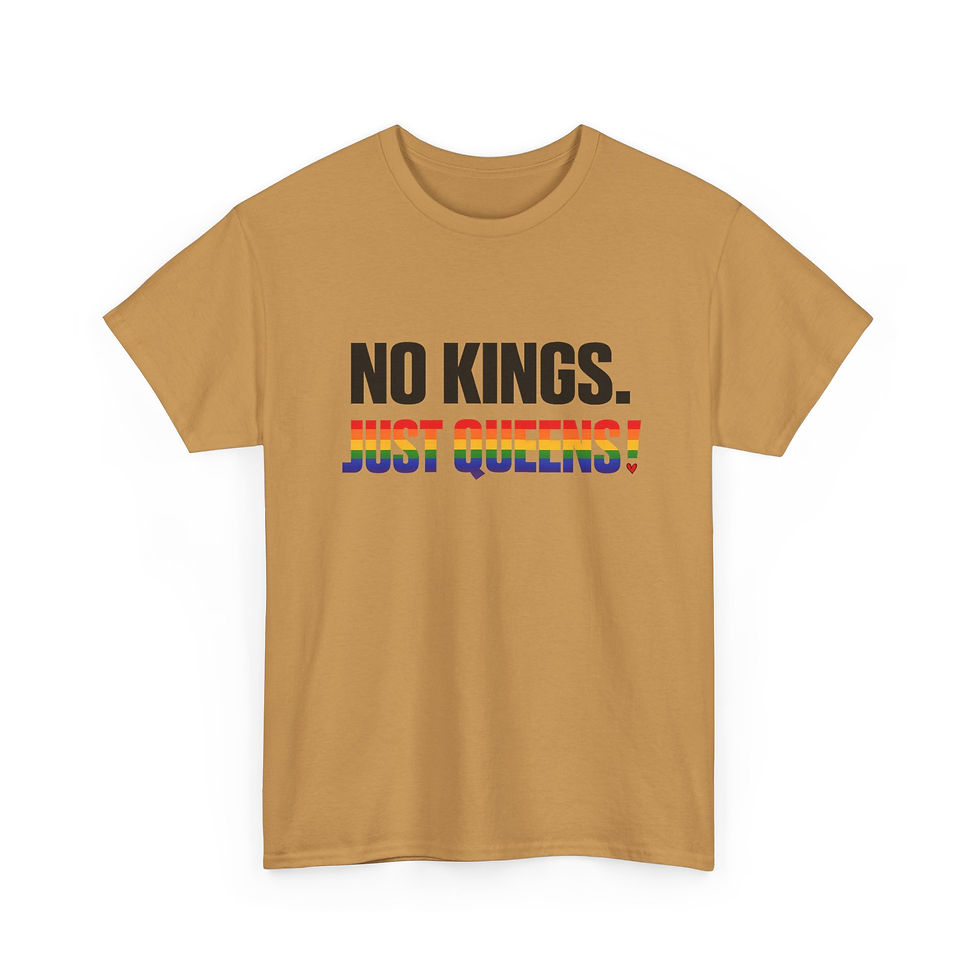 Thumbnail: No Kings Just Bears T-Shirt | Gay Bear Pride Tee | LGBTQ Gift for Gay Men