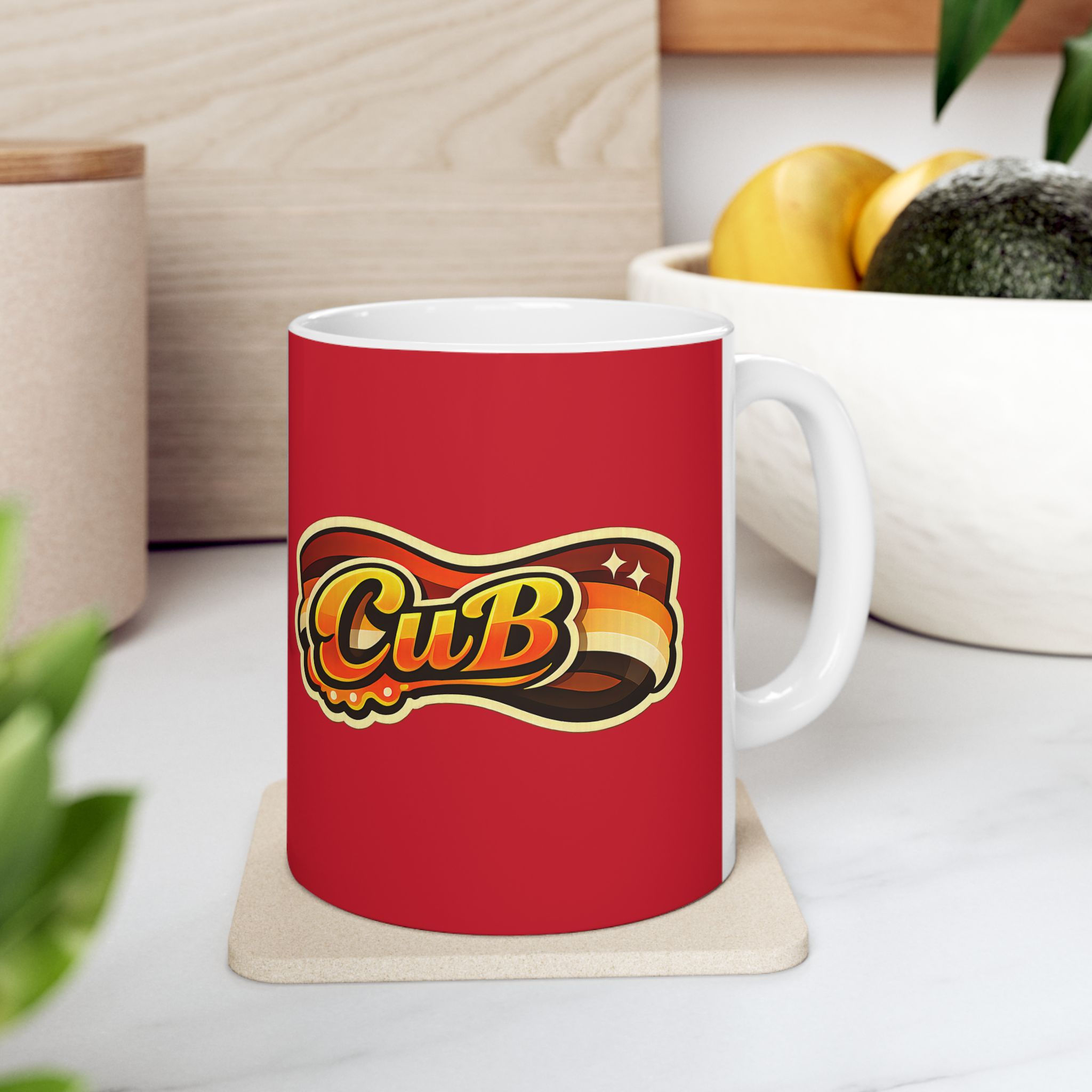 Cub Retro Logo Mug | Gay Bear Cub Pride LGBTQ Coffee Mug