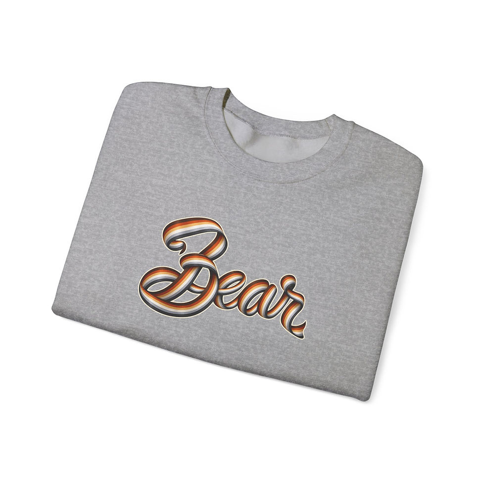 Thumbnail: Bear Pride Script Sweatshirt