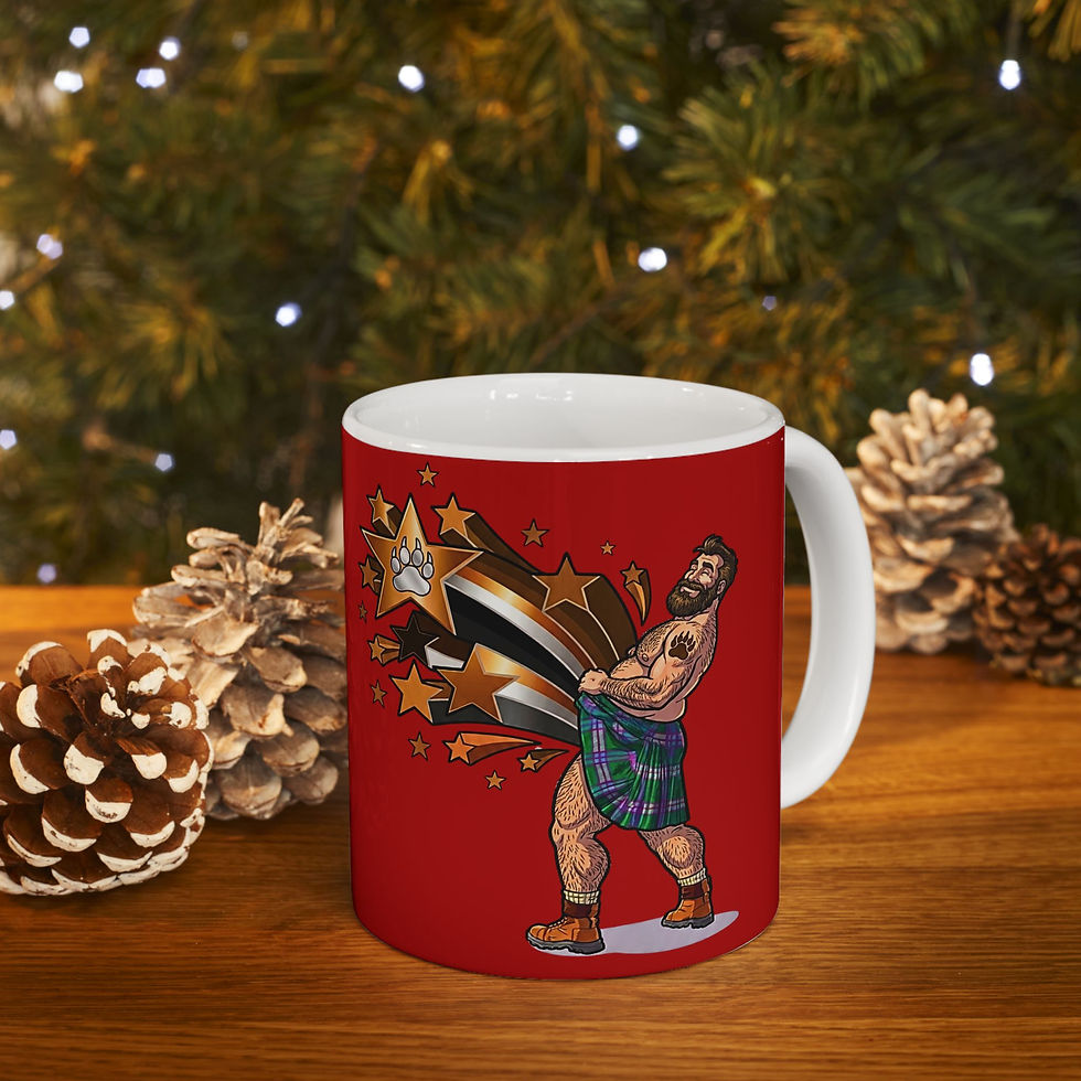 Thumbnail: What's Under the Kilt? Highland Bear Mug