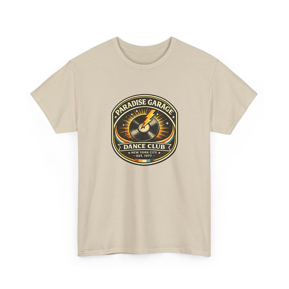 Thumbnail:  Paradise Garage Dance Club T-Shirt | Gay History NYC LGBTQ Tee