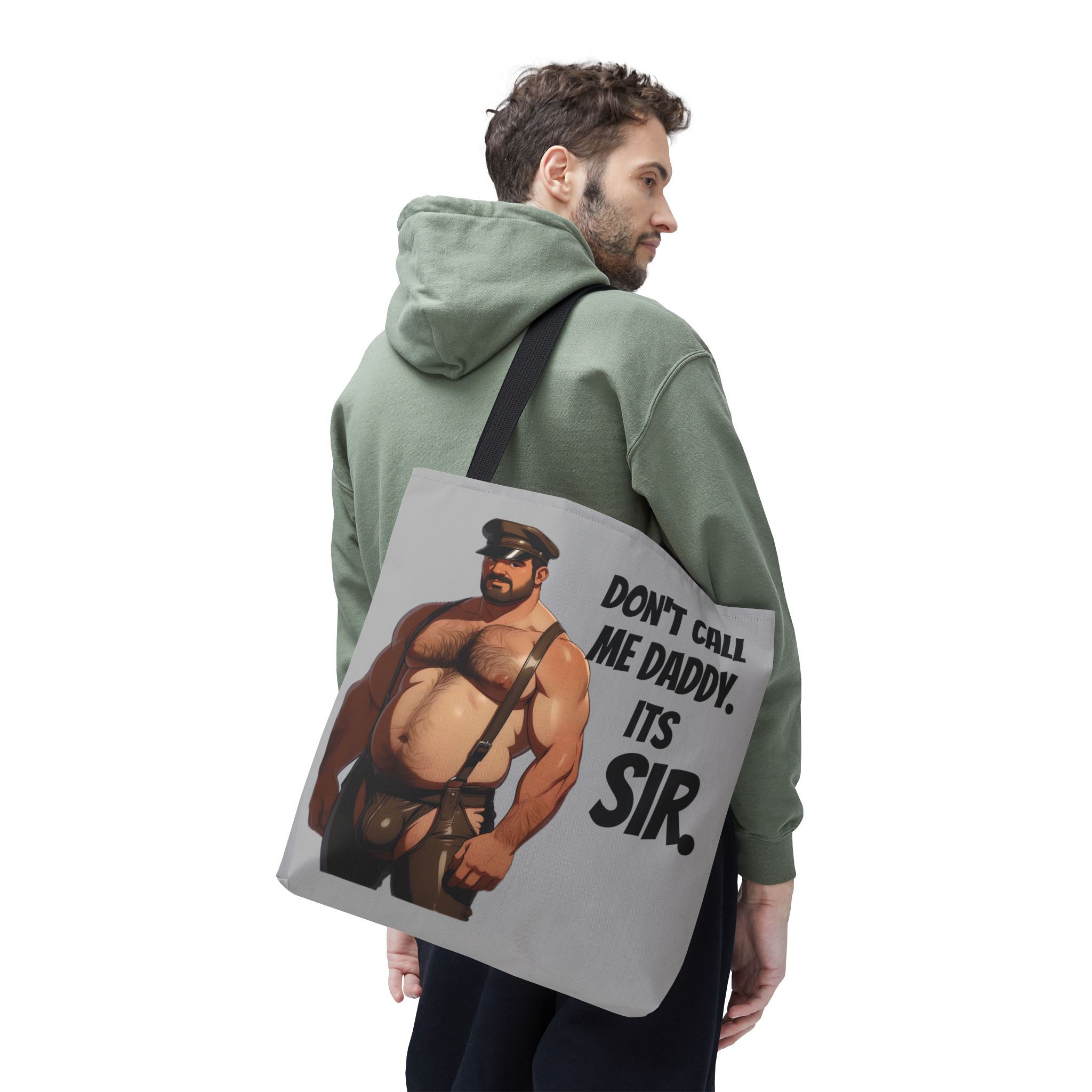 Don't Call Me Daddy It's Sir Tote | Gay Bear Leather Bag