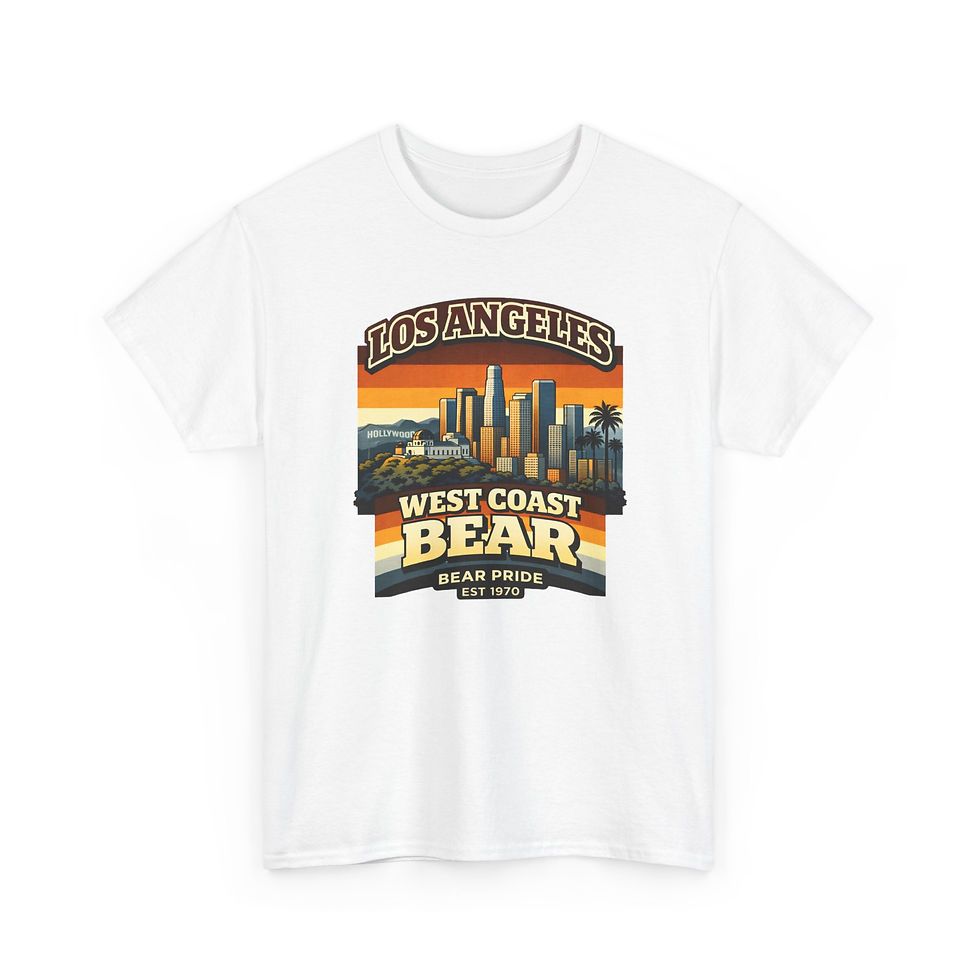Thumbnail: Los Angeles West Coast Bear Tee | Gay Bear Pride LA T-Shirt