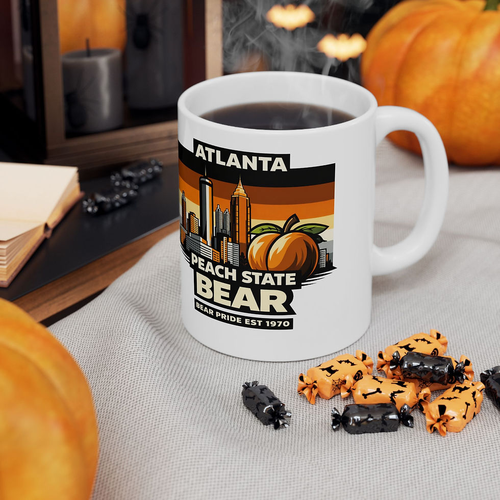 Thumbnail: Atlanta Peach State Bear Mug | Gay Bear Pride Georgia Mug