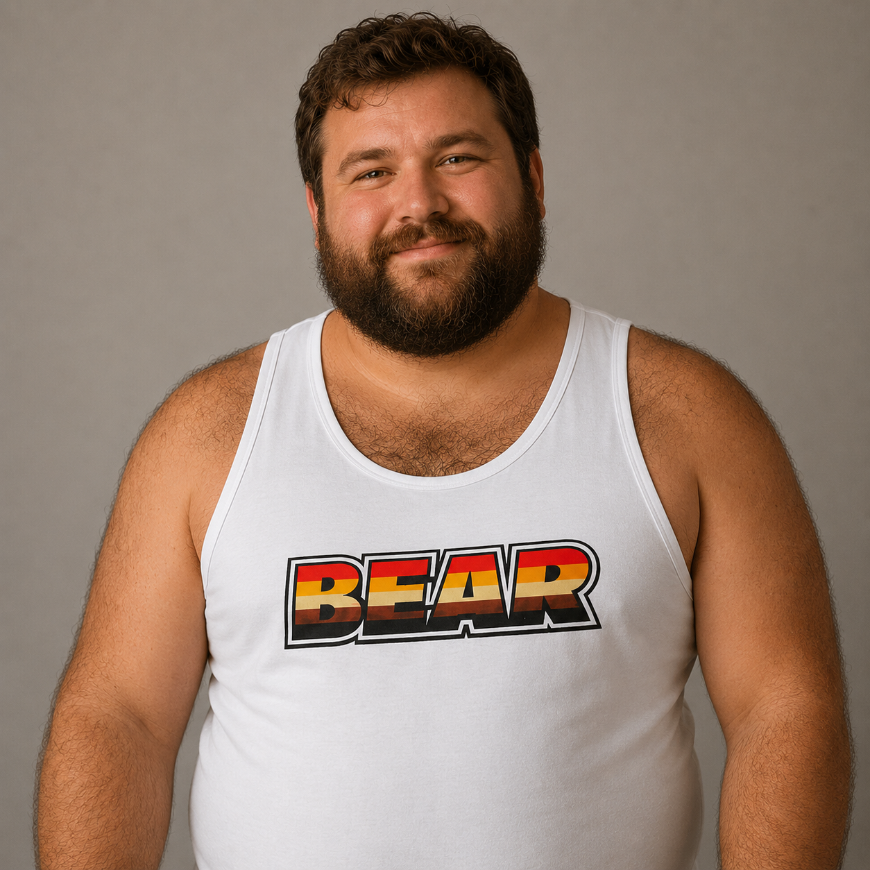 Bear Pride Flag Tank Top | Gay Bear Pride Vest