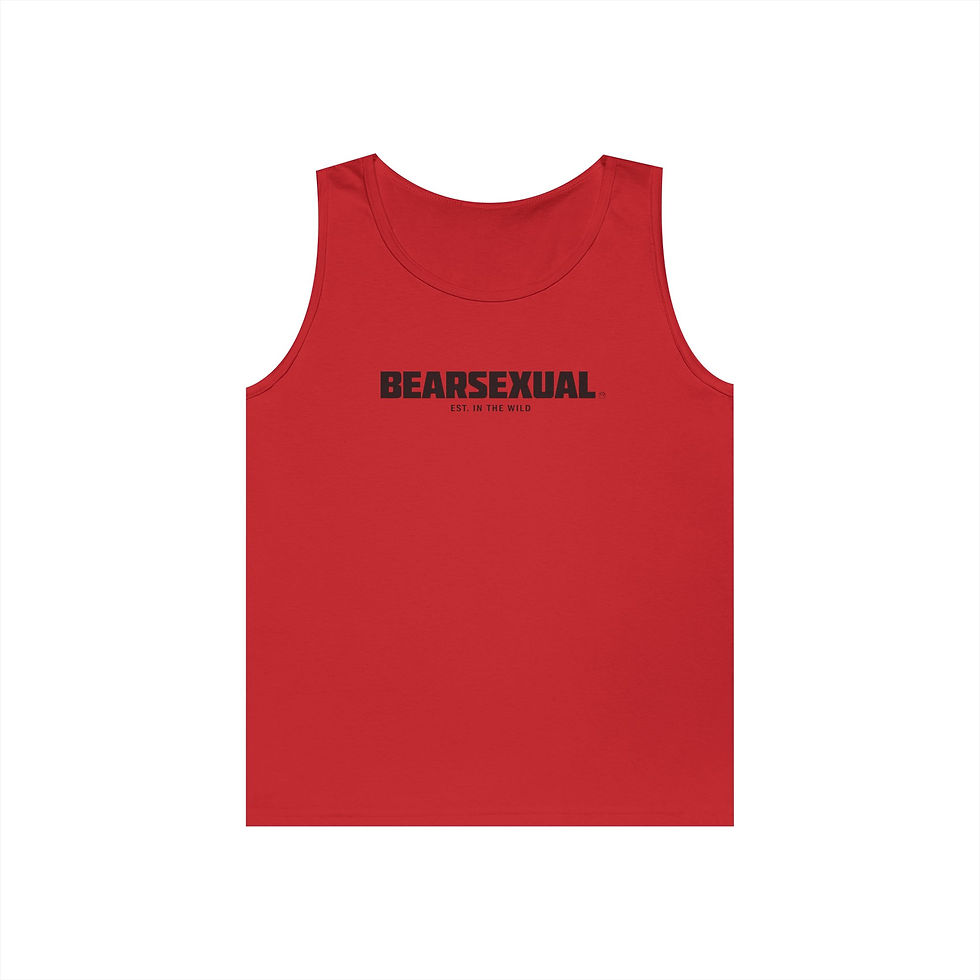 Thumbnail: Bearsexual Est. In The Wild Tank Top | Gay Bear Pride Vest