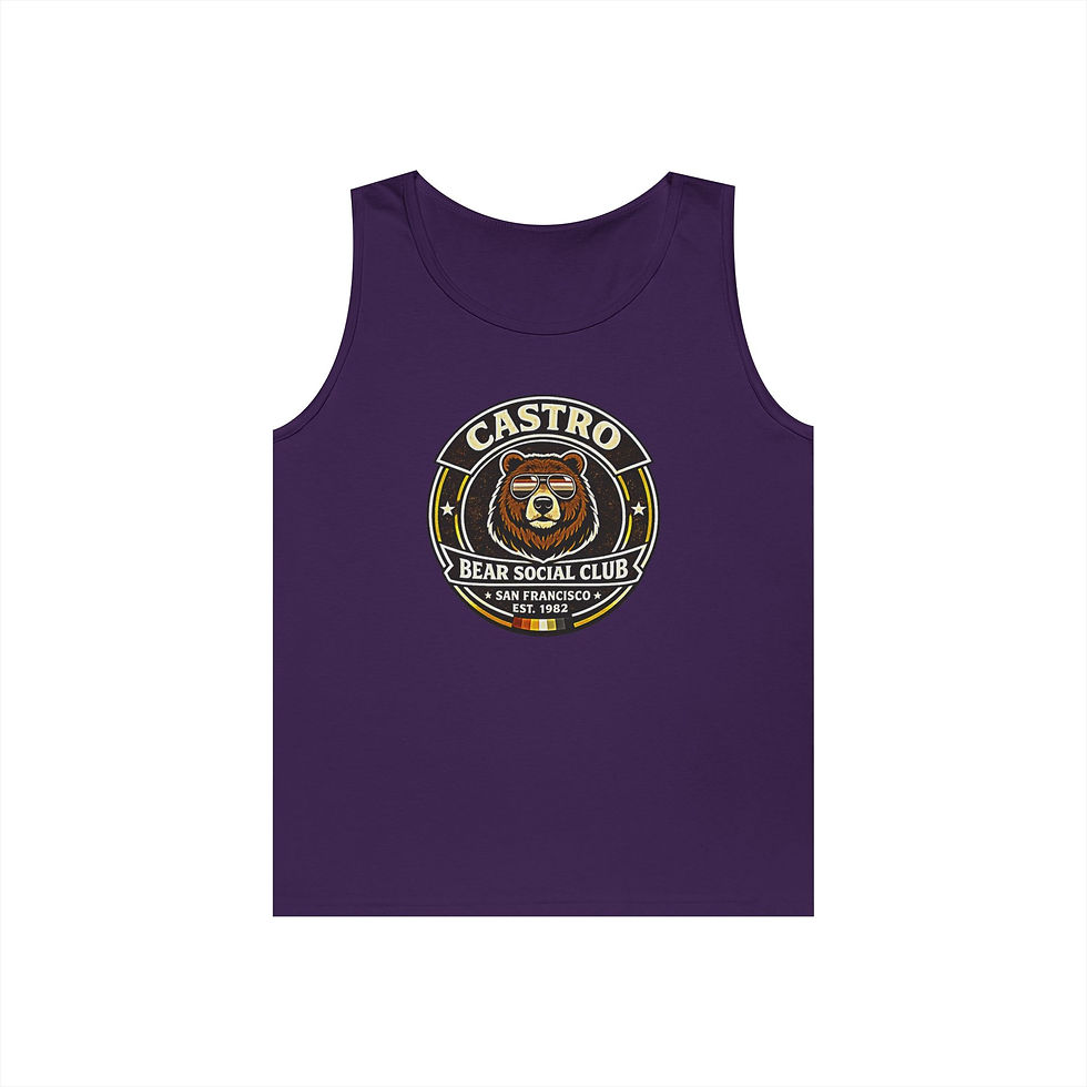 Thumbnail: Castro Bear Social Club San Francisco Tank Top | Gay Bear Pride Vest