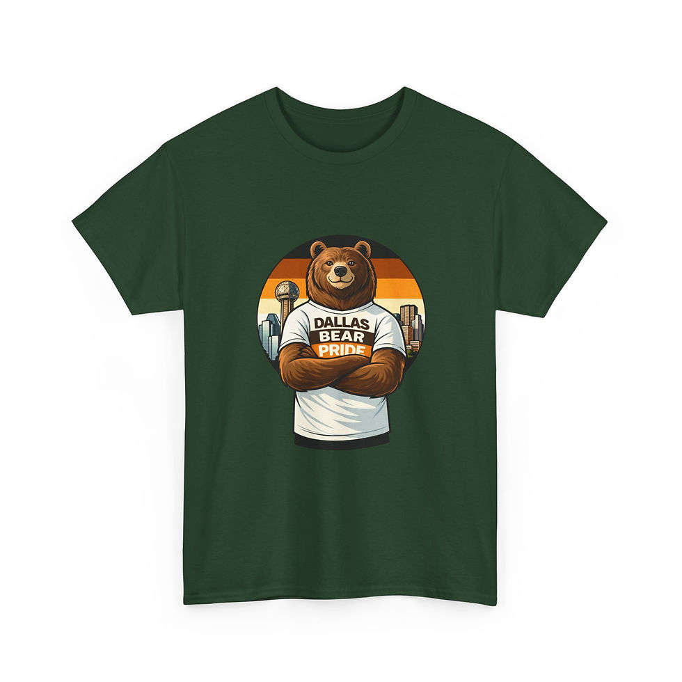 Thumbnail: Dallas Bear Pride Tee | Gay Bear Pride Texas Men's T-Shirt