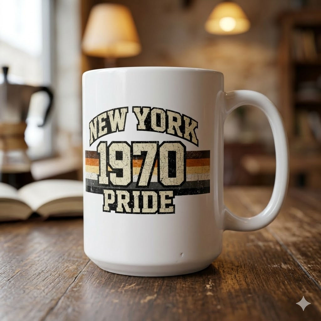 New York 1970 Bear Pride Mug | Gay Bear Pride NYC Coffee Mug