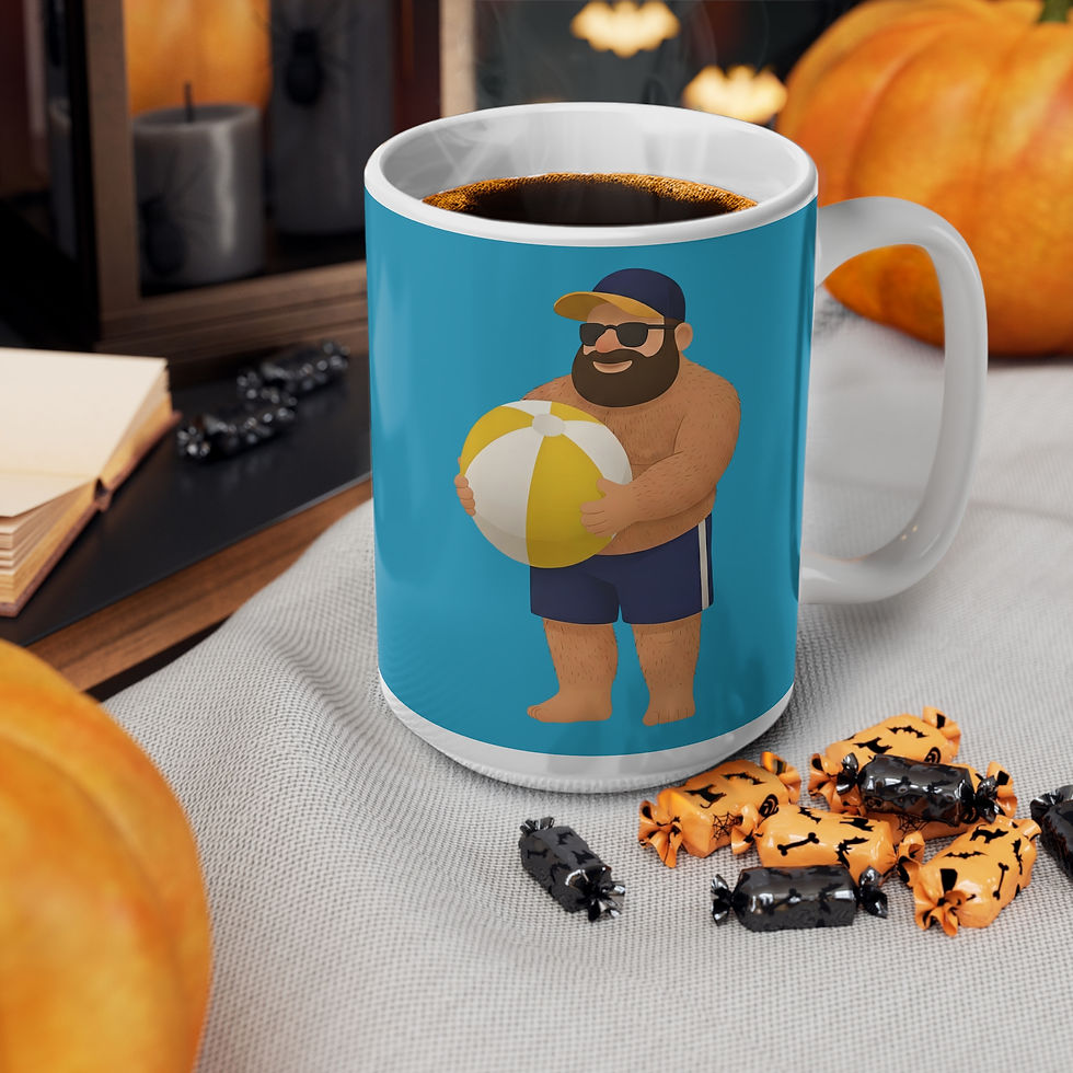 Thumbnail: Summer Bear Mug | Gay Bear Gift LGBTQ Coffee Mug