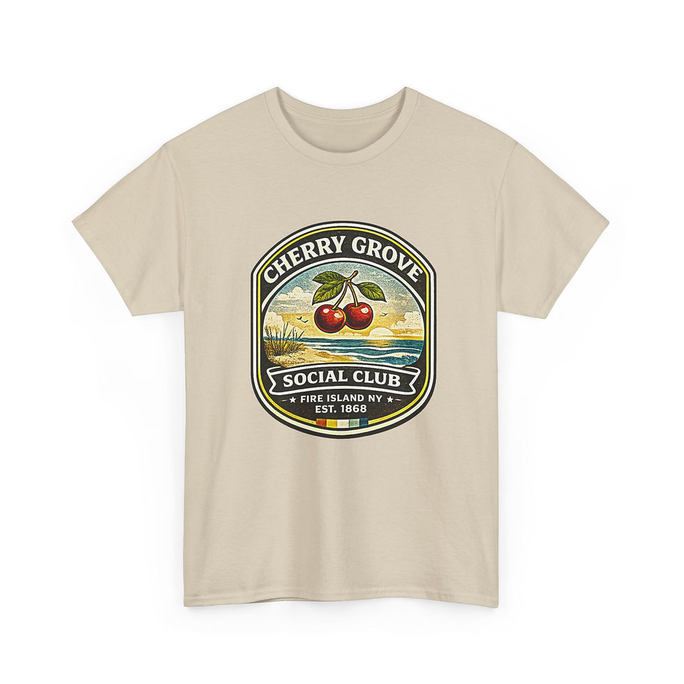 Thumbnail:  Cherry Grove Social Club T-Shirt | Gay Fire Island NY LGBTQ Tee