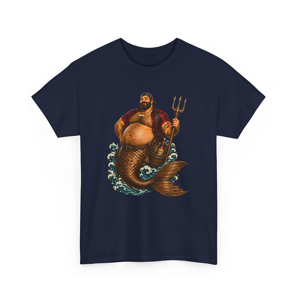 Thumbnail: Mer Bear Gay Bear Merman T-Shirt | Bear Community Pride Tee LGBTQ