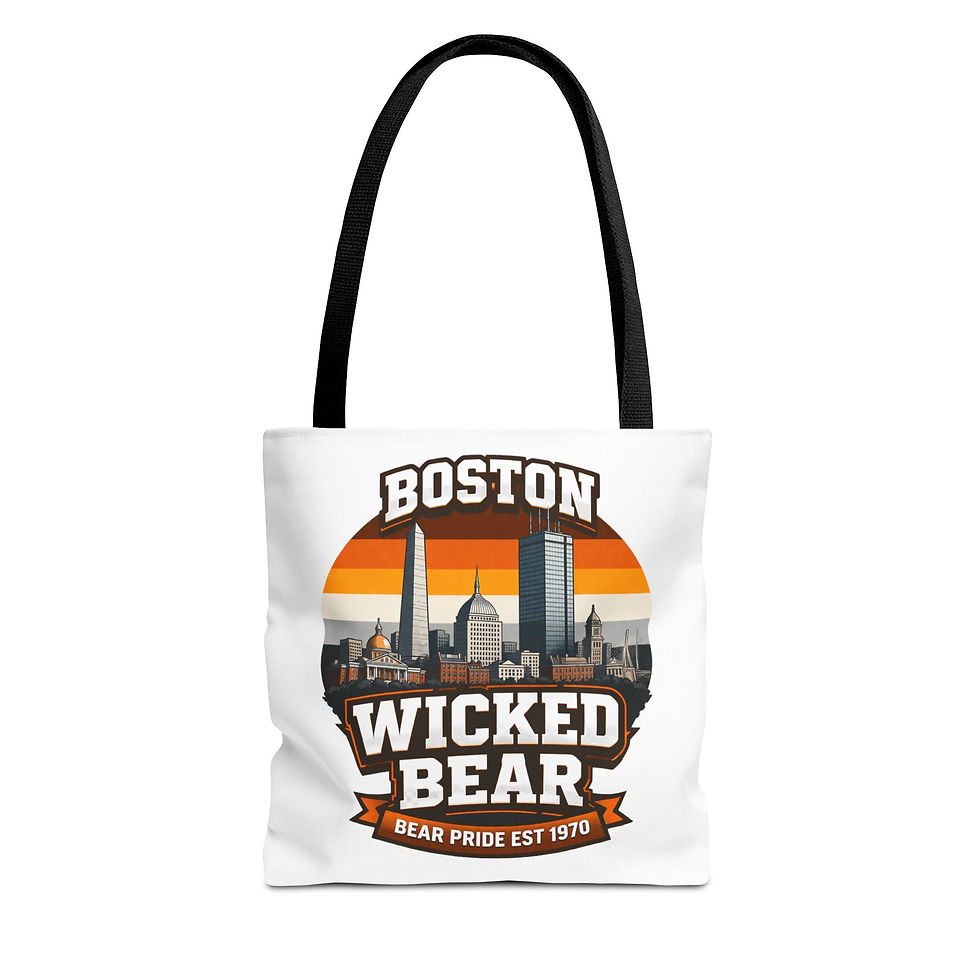 Thumbnail: Boston Wicked Bear Tote | Gay Bear Pride Boston LGBTQ Bag