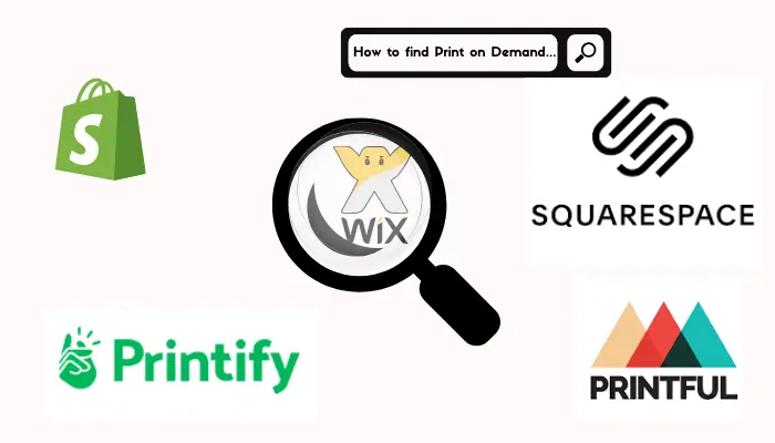 print on demand ecommerce business websites