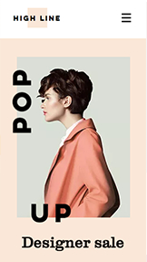 डिज़ाइन website templates – Designer Pop-Up Store