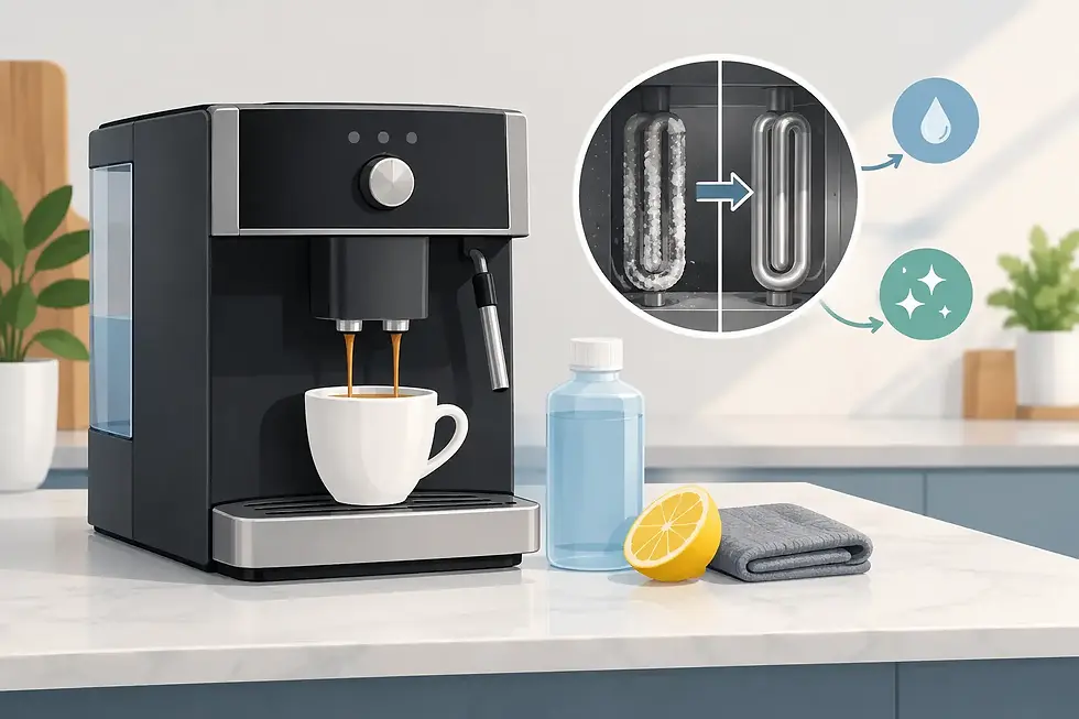 Warum entkalkt man Kaffeemaschinen regelmässig?